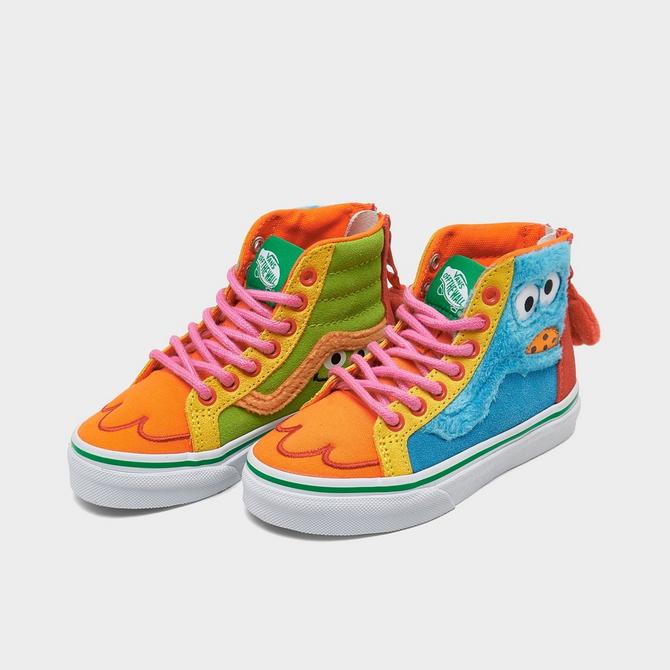 Little Kids' Vans x Sesame Street SK8-Hi Zip Casual JD Sports