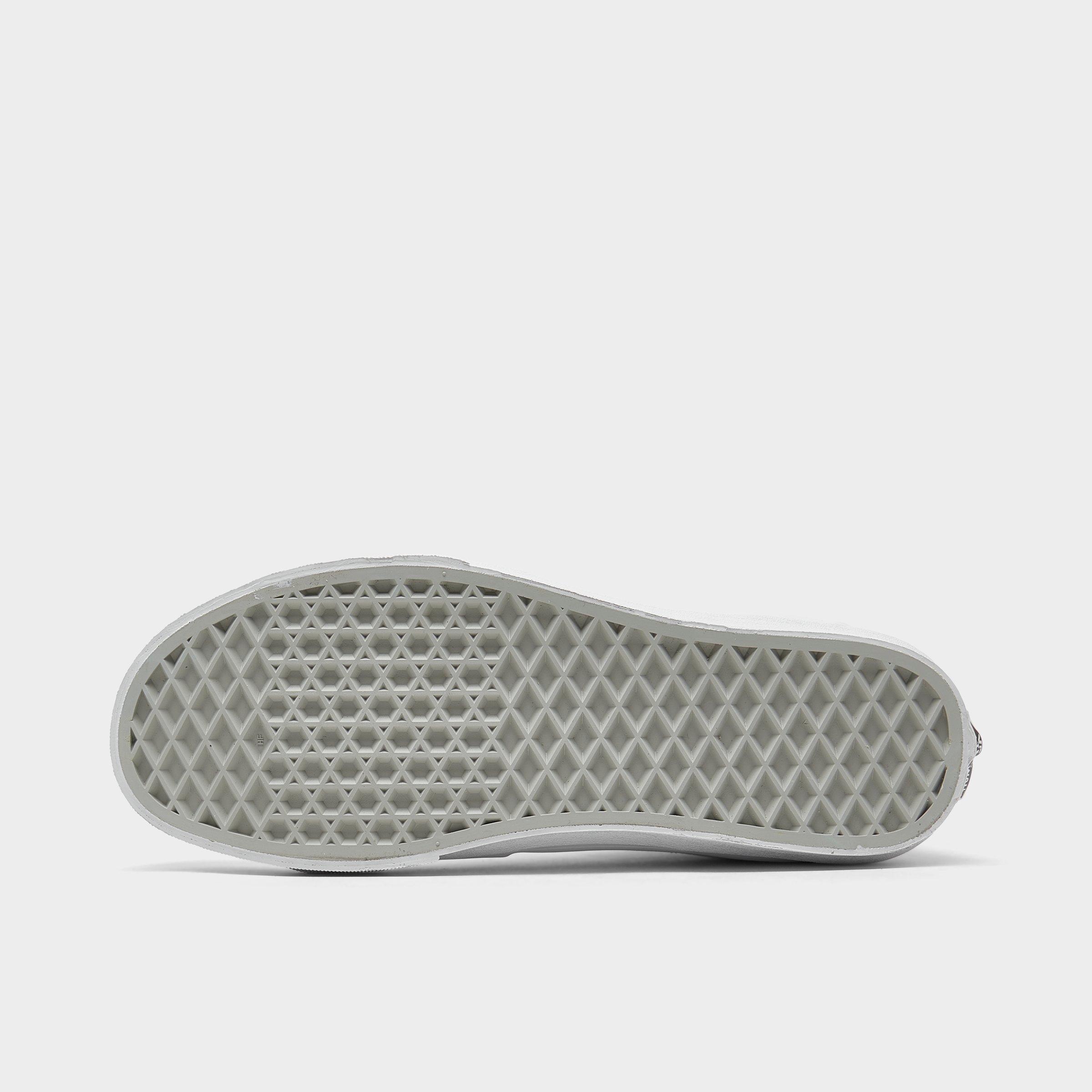 bottom of white vans
