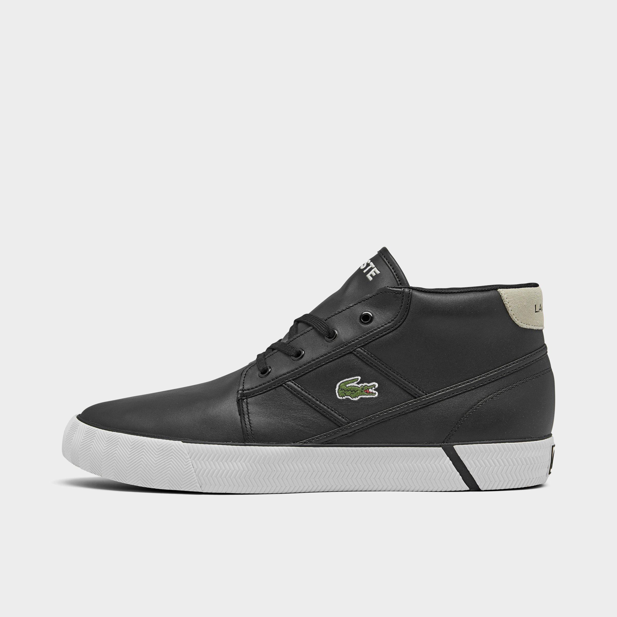 lacoste black casual shoes