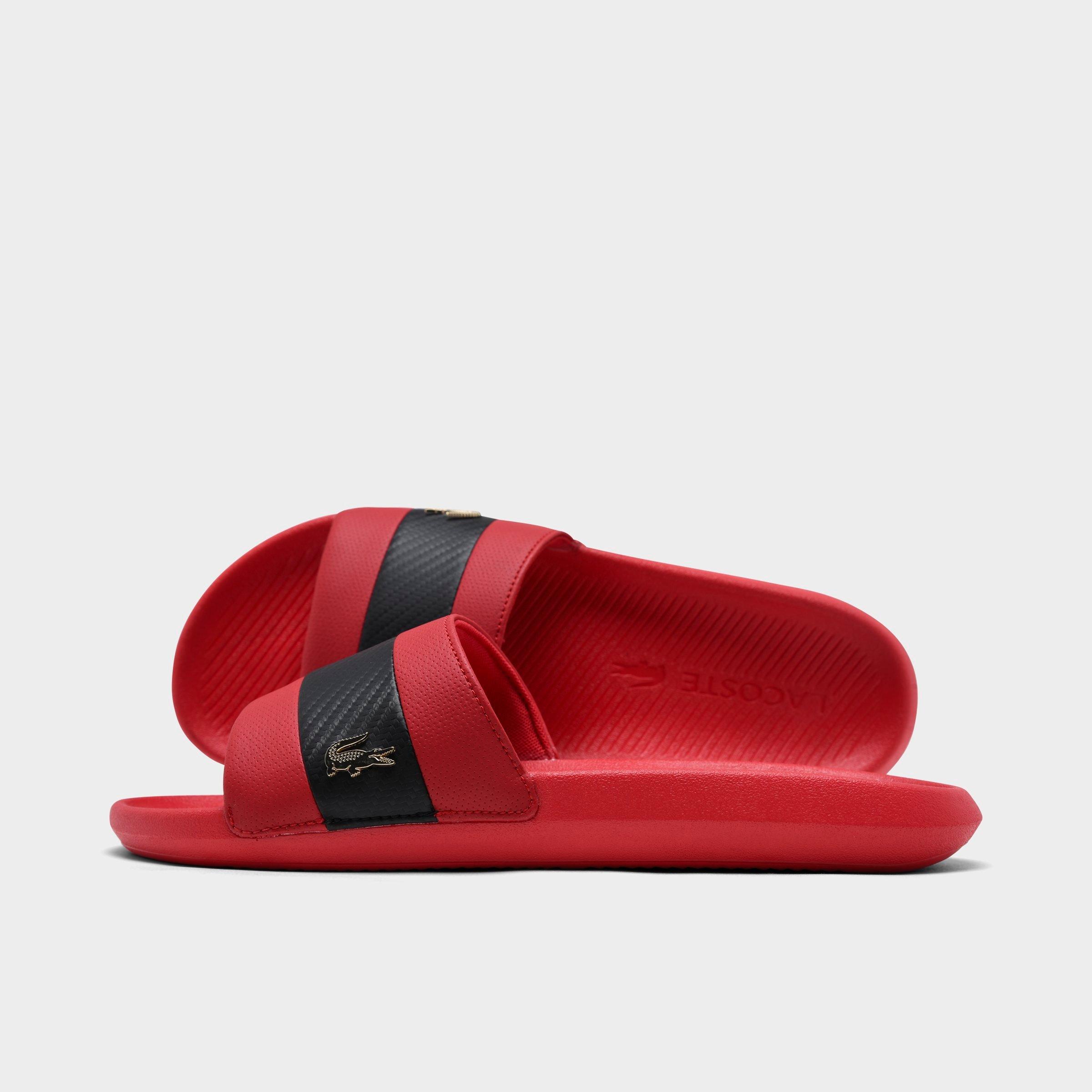 lacoste slide sandals