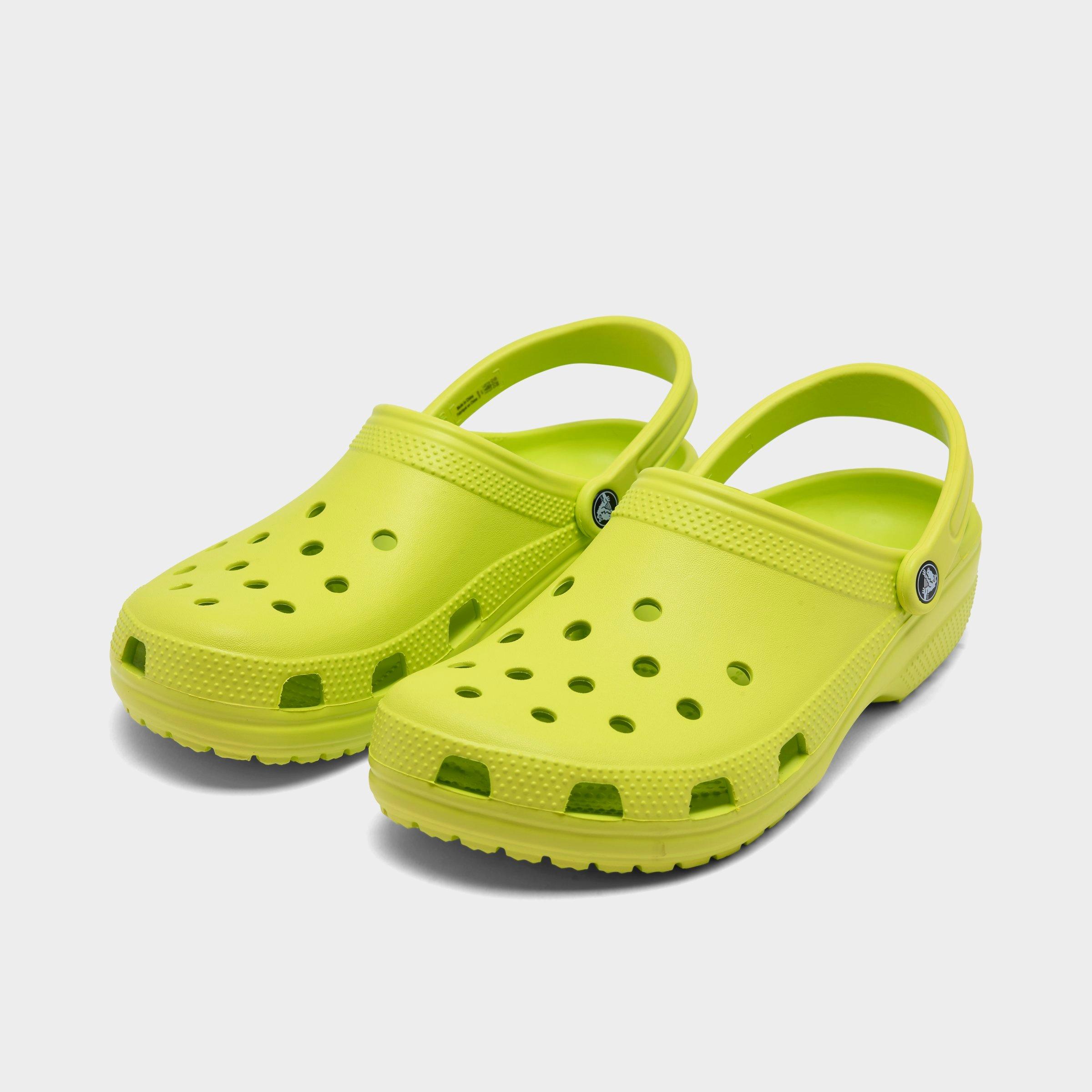 lime crocs