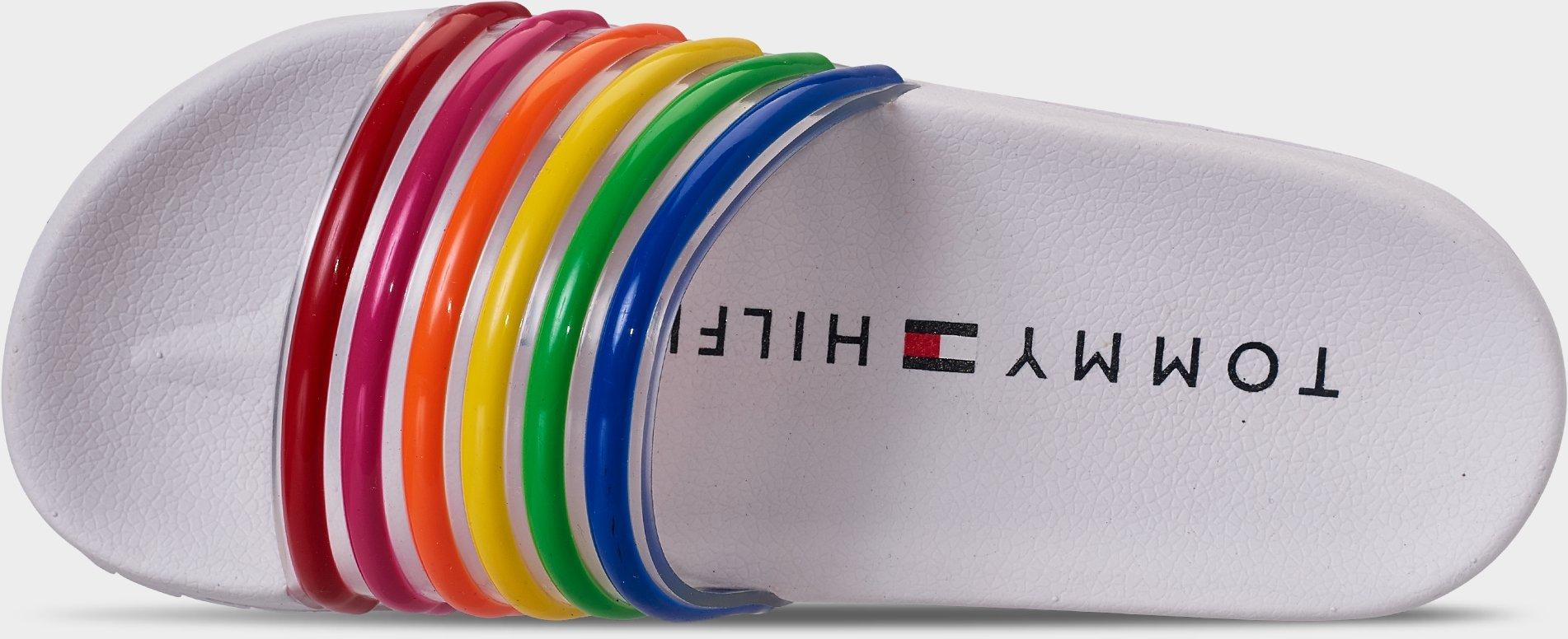 tommy hilfiger slides rainbow