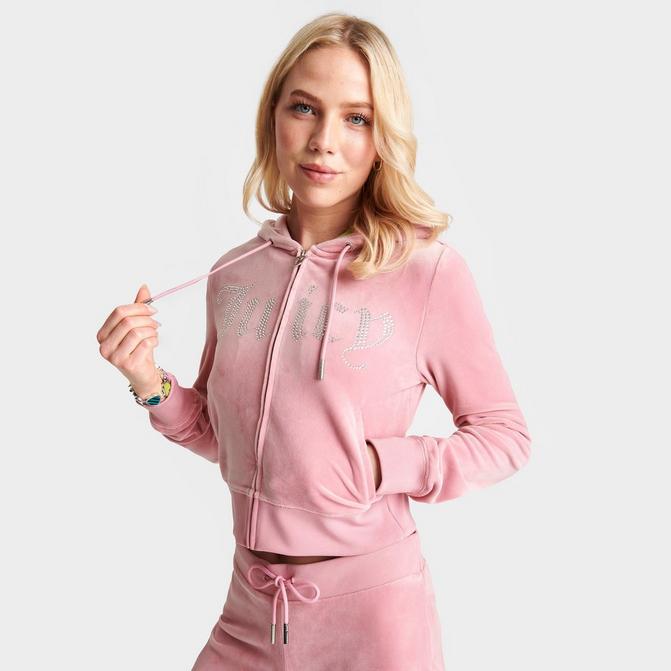 Juicy Couture Girls Pink Long Sleeve Relaxed Fit Soft Cotton