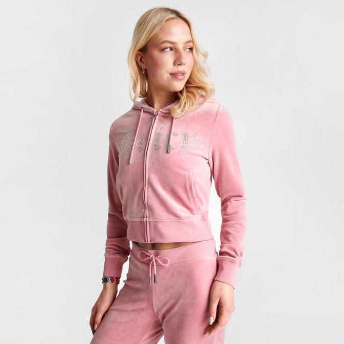 Women s Juicy Couture Bling Front Hoodie JD Sports