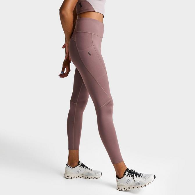 Under armour training shine perforation cropped leggings in hot sale pink