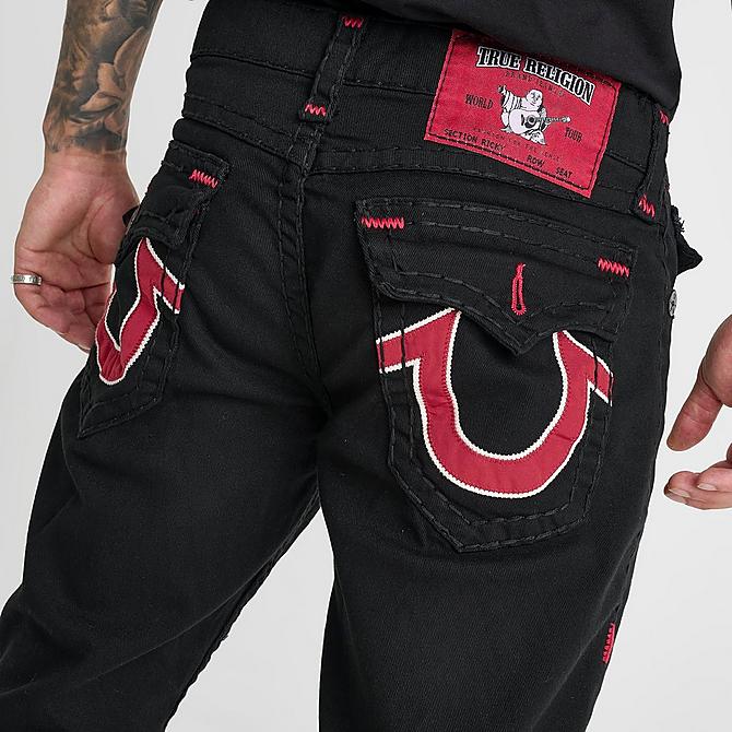Men's True Religion Ricky Super T Zigzag Logo Straight Denim Men's True Religion Ricky Super T Zigzag Logo Straight Denim