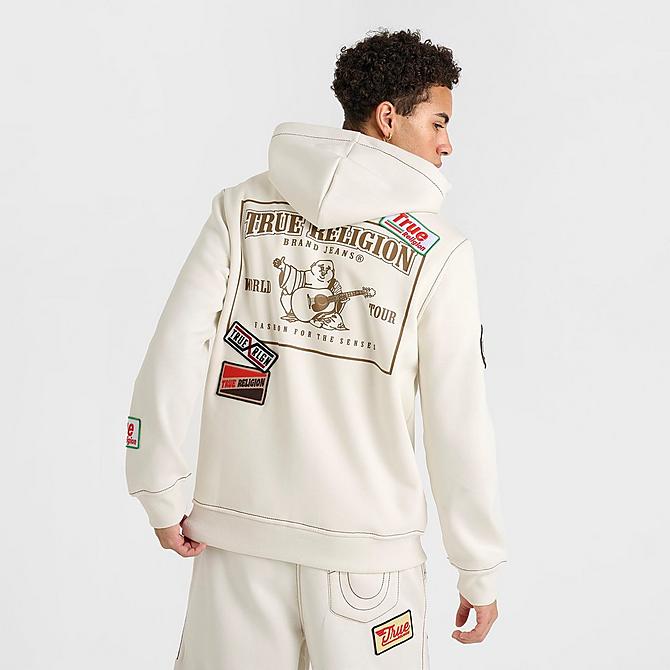 Men's True Religion Big T Patch Full-Zip Hoodie| JD Sports Men's True Religion Big T Patch Full-Zip Hoodie| JD Sports