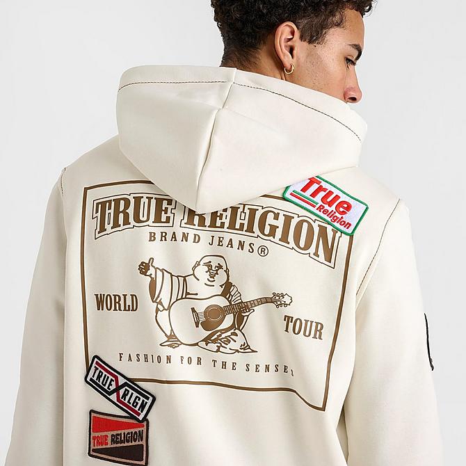 Men's True Religion Big T Patch Full-Zip Hoodie| JD Sports Men's True Religion Big T Patch Full-Zip Hoodie| JD Sports