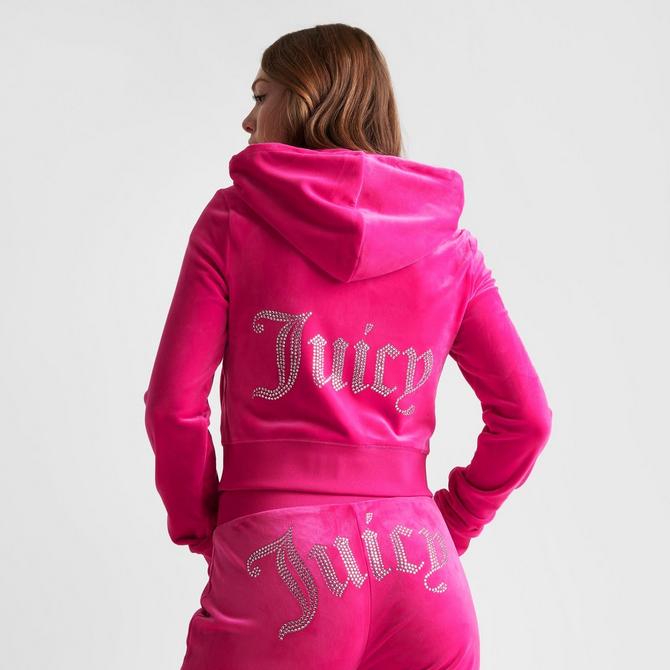 Juicy couture velour zip hoodie new arrivals