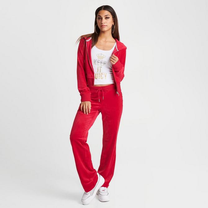 Red juicy couture online hoodie