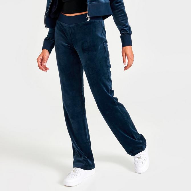 Juicy Couture Velour Track Pant in Blue