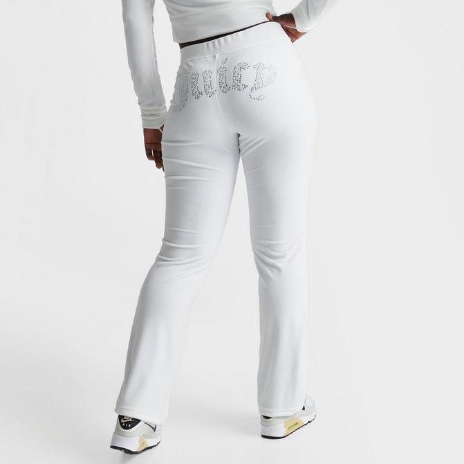 Juicy Couture OG Cream Bling Velour Track Pant