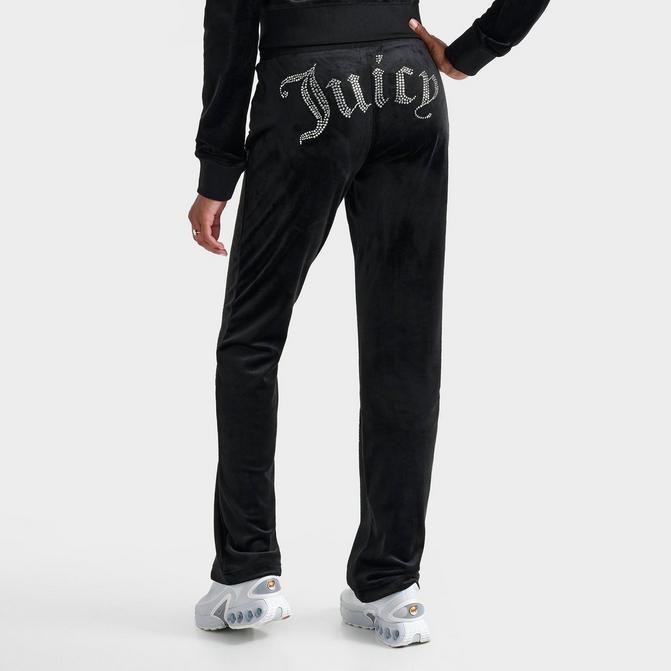 Women s Juicy Couture OG Big Bling Velour Track Pants JD Sports