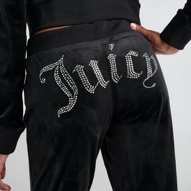 Women's Juicy Couture OG Big Bling Velour Track Pants