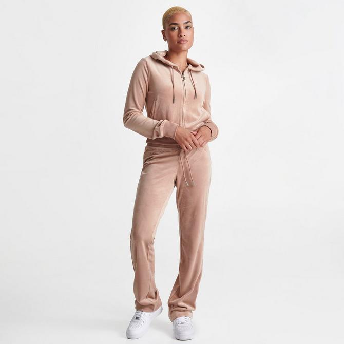 Shop Juicy Couture Big Bling Velour Track Pants J2FBV104-J8028