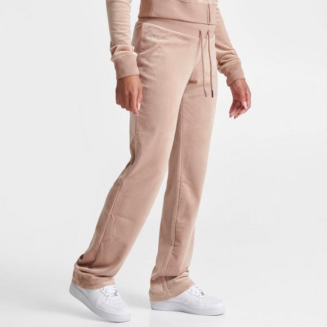 Juicy Couture OG Cream Bling Velour Track Pant