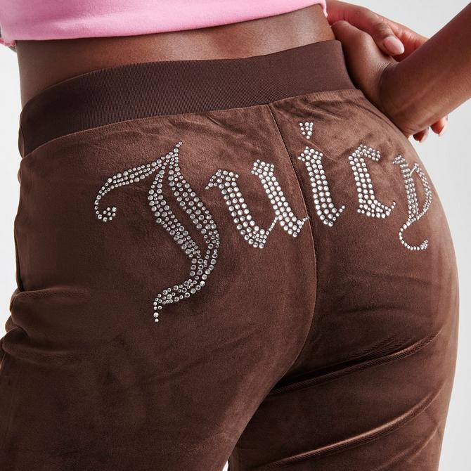 Women's Juicy Couture OG Big Bling Velour Track Pants