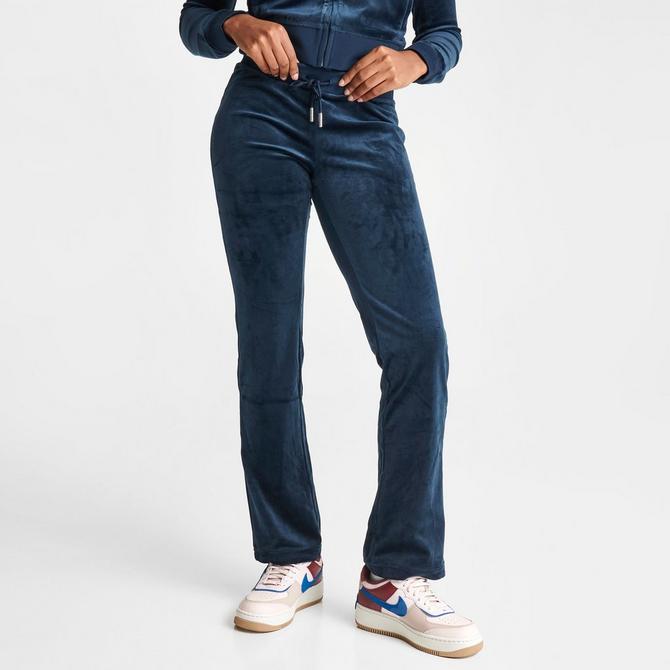 Blue JUICY COUTURE Diamante Velour Track Pants - JD Sports Global