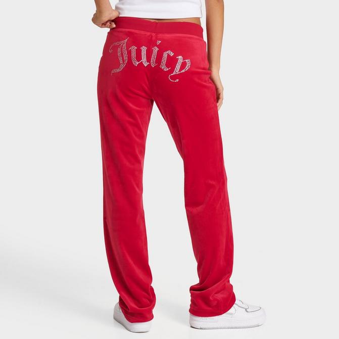 Juicy Couture Jogger Pants Womens Extra Large XL Maroon Pockets Y2K  Sweatpants