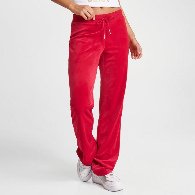 Black JUICY COUTURE Velour Flare Track Pants - JD Sports NZ