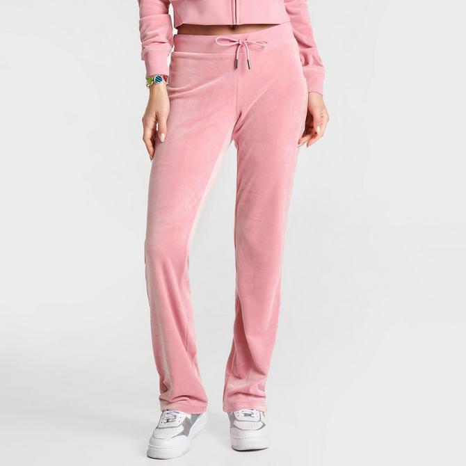 Pearly Big Bling Velour Track Pants