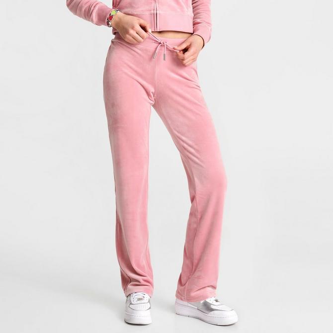 Black JUICY COUTURE Velour Flare Track Pants - JD Sports