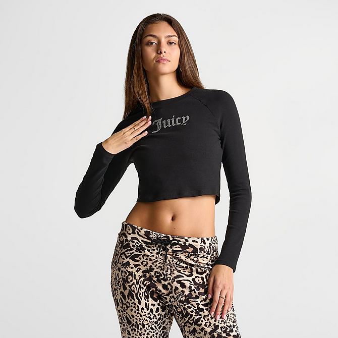 Leopard Bling Long Sleeve Top Leopard Bling Long Sleeve Top