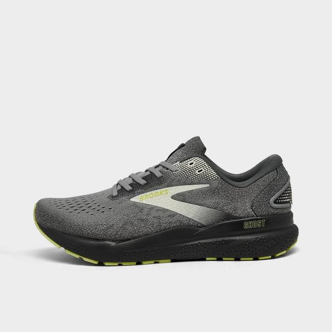 Right view of Men's Brooks Ghost 16 Running Shoes in Primer/Grey/Lime Click to zoom