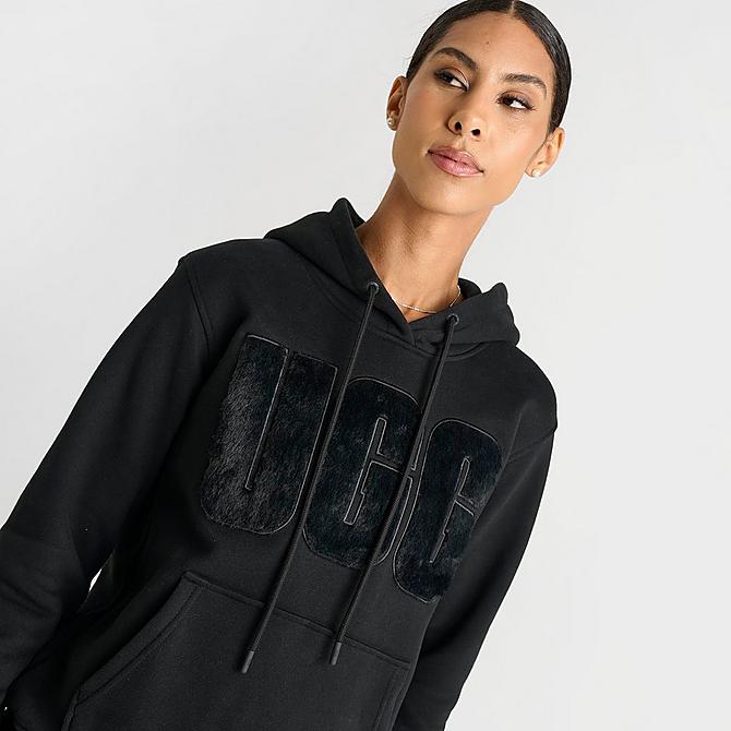 Women's UGG Rey Fuzzy Logo Hoodie| JD Sports Women's UGG Rey Fuzzy Logo Hoodie| JD Sports