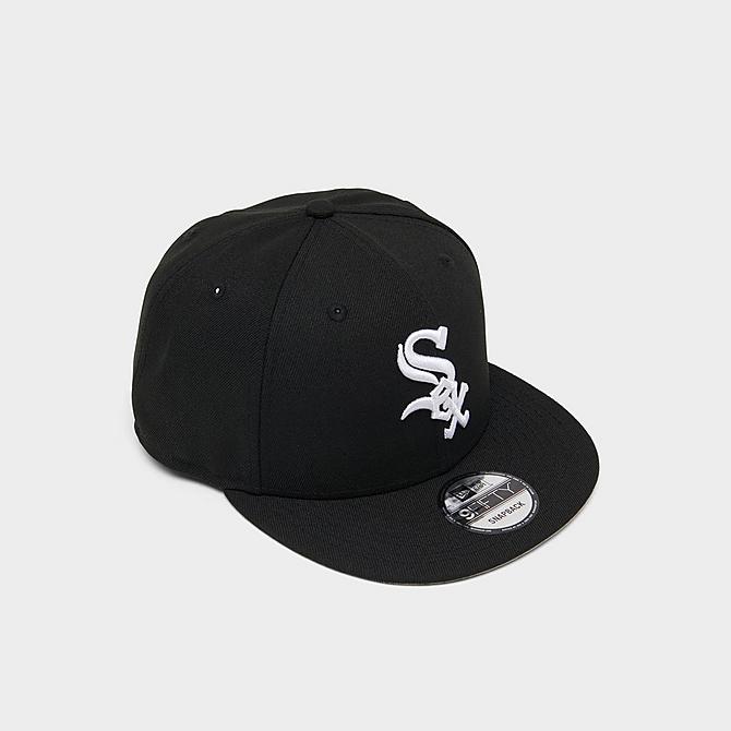 Chicago White Sox Youth Lil Shot Black Snapback Hat