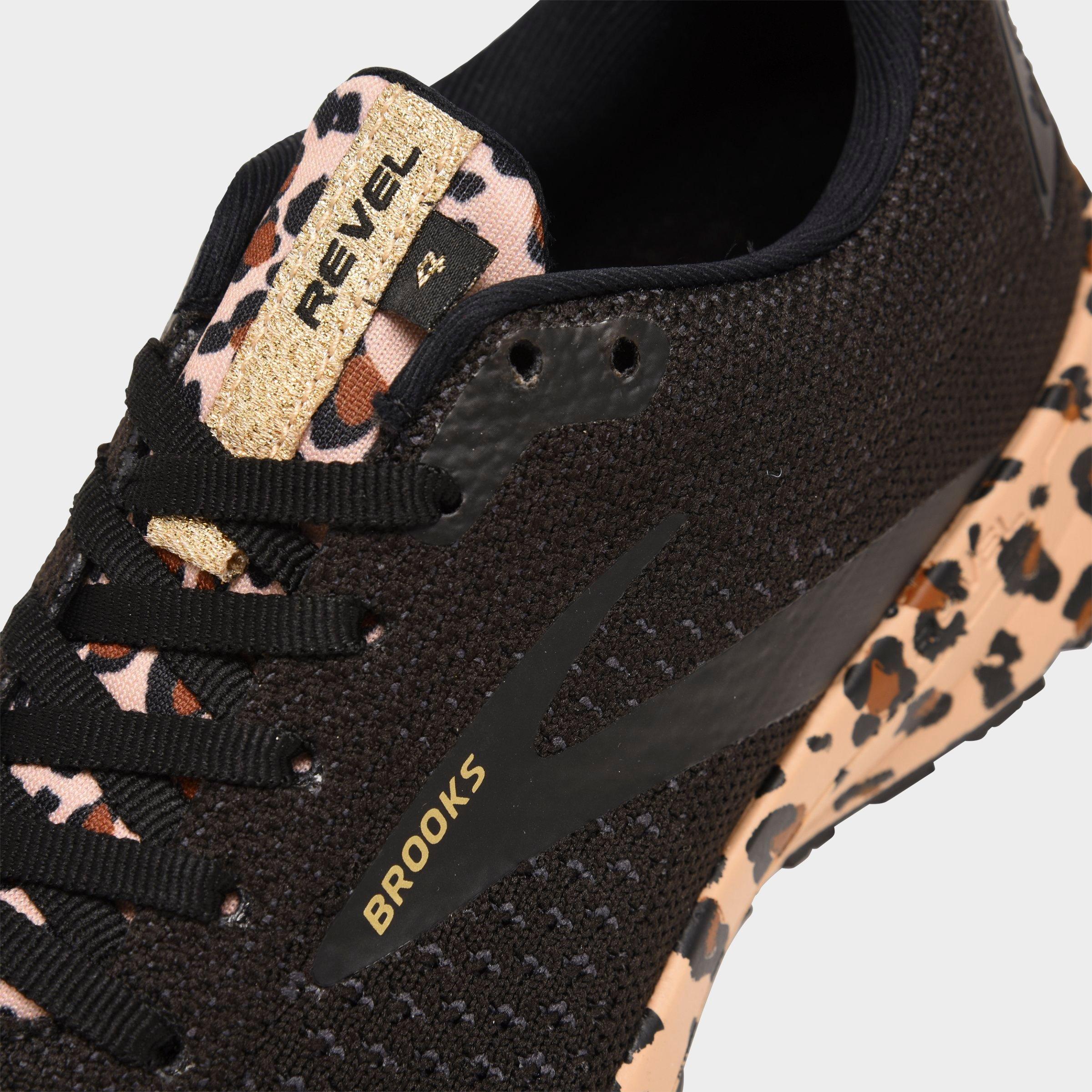 brooks leopard print running shoes