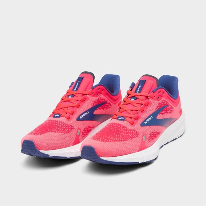 Women's Brooks Launch GTS 9, Pink/Fuchsia/Cobalt, 10.5 B Medium