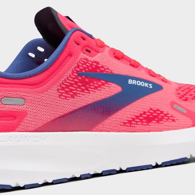 Women's Brooks Launch GTS 9, Pink/Fuchsia/Cobalt, 10.5 B Medium