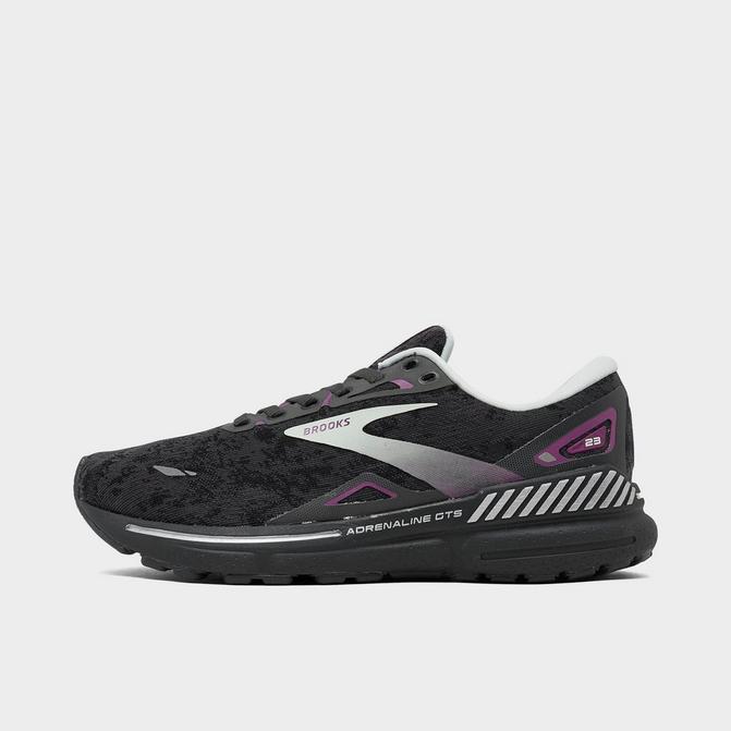 Brooks Women's Adrenaline GTS 22 Grey/Rose/Black - The Uniform Outlet