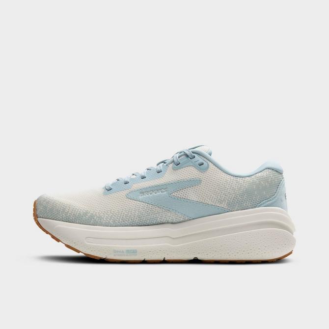 Front view of Women's Brooks Ghost Max 2 Running Shoes in Coconut Milk/Winter Sky Click to zoom