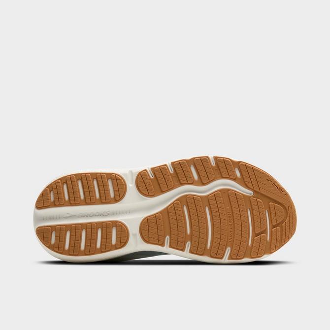 Bottom view of Women's Brooks Ghost Max 2 Running Shoes in Coconut Milk/Winter Sky Click to zoom
