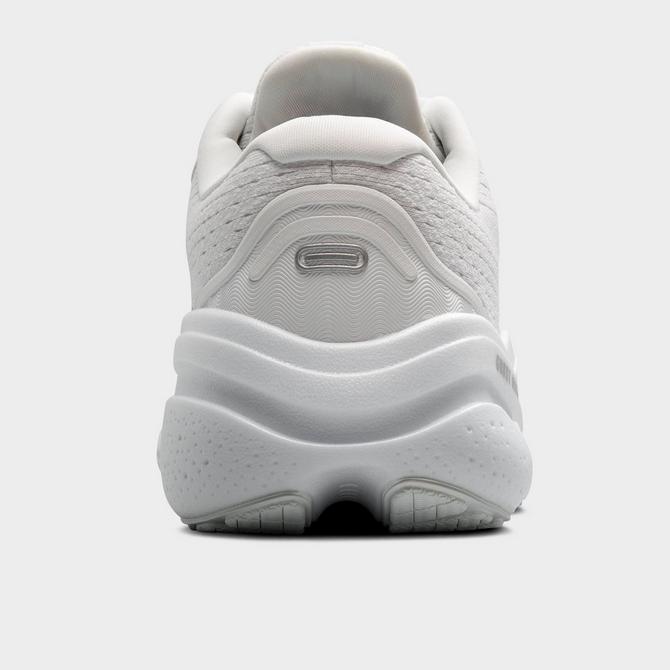 Left view of Women's Brooks Ghost Max 2 Running Shoes in Bright White/Bright White Click to zoom