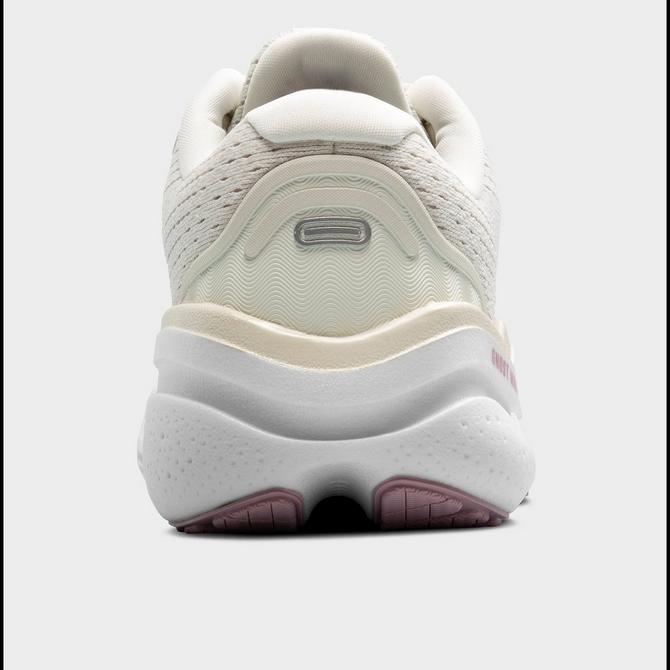 Left view of Women's Brooks Ghost Max 2 Running Shoes in Coconut Milk/Gray/Zephyr Click to zoom