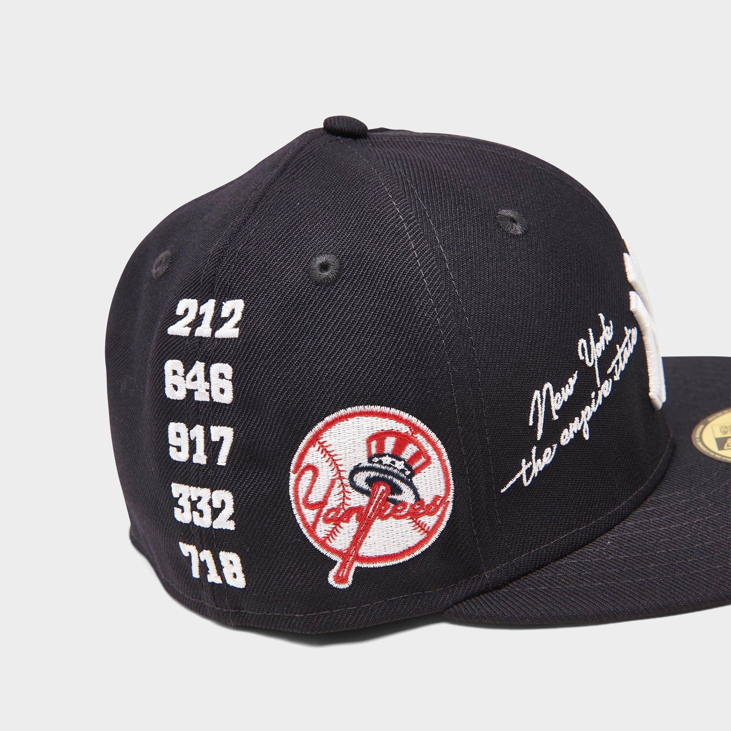 New Era New York Yankees Mlb Icon Area Code 59fifty Fitted Hat Jd Sports