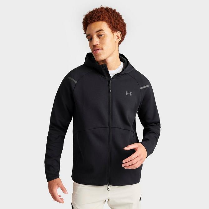 Black Under Armour Unstoppable Fleece Full Zip Hoodie - JD Sports Ireland