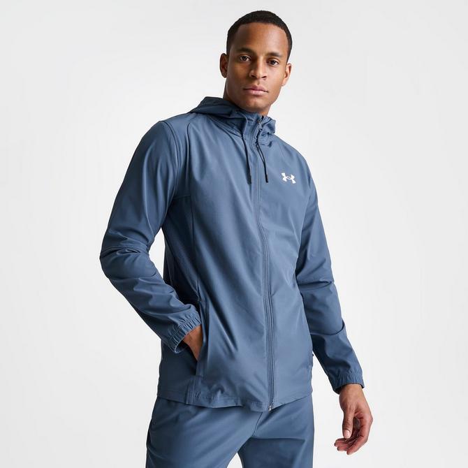 Men's ua sportstyle woven full store zip hoodie