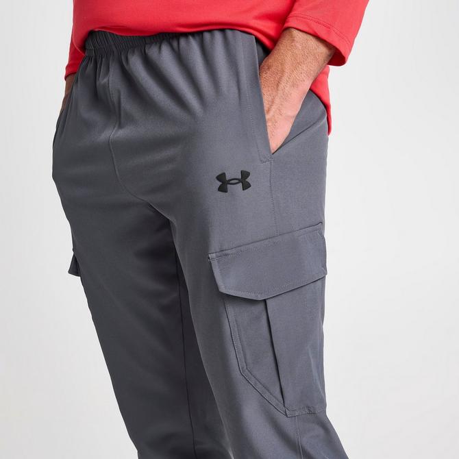 Black Under Armour Woven Zip Cargo Pants - JD Sports