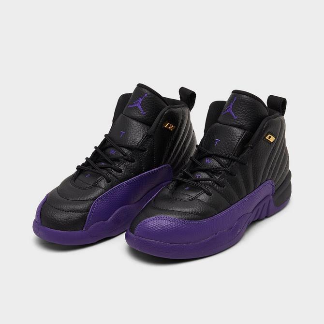 Jordan retro 12 purple and black deals