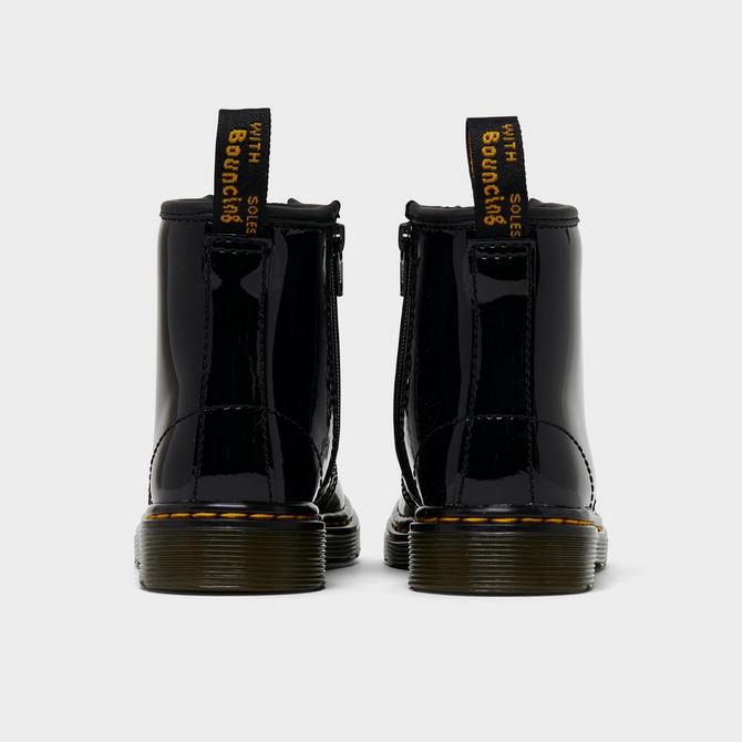 Toddler black patent outlet boots