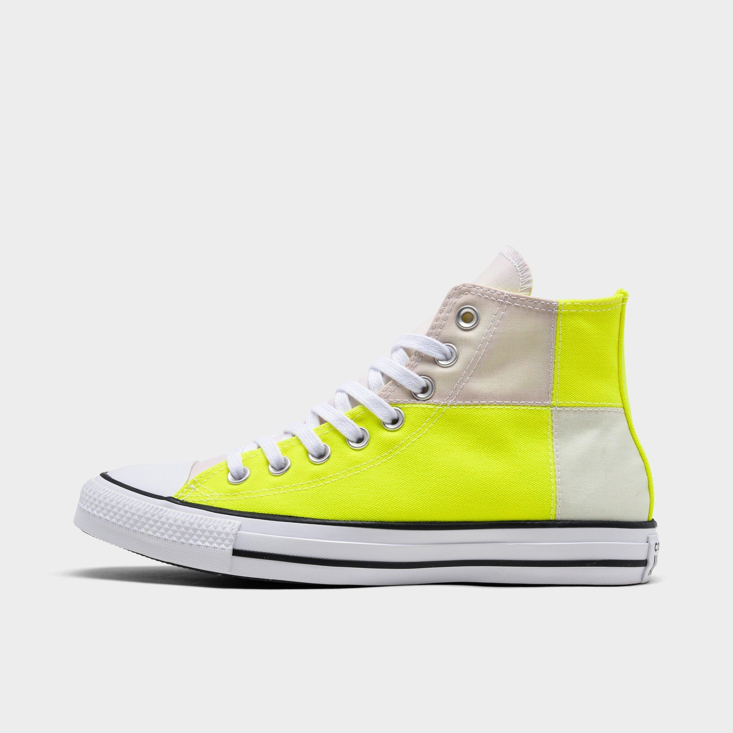 lemon high top converse