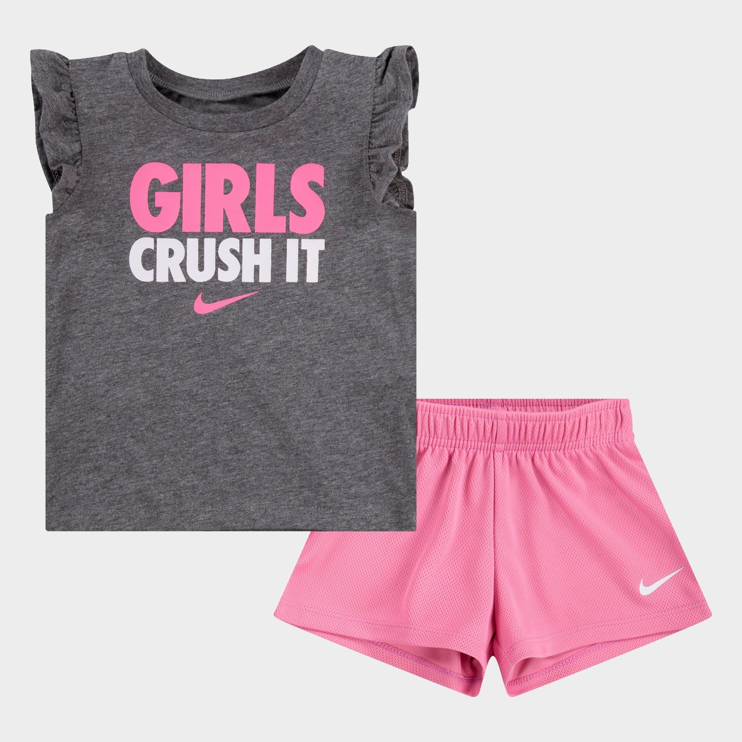 infant nike shorts set