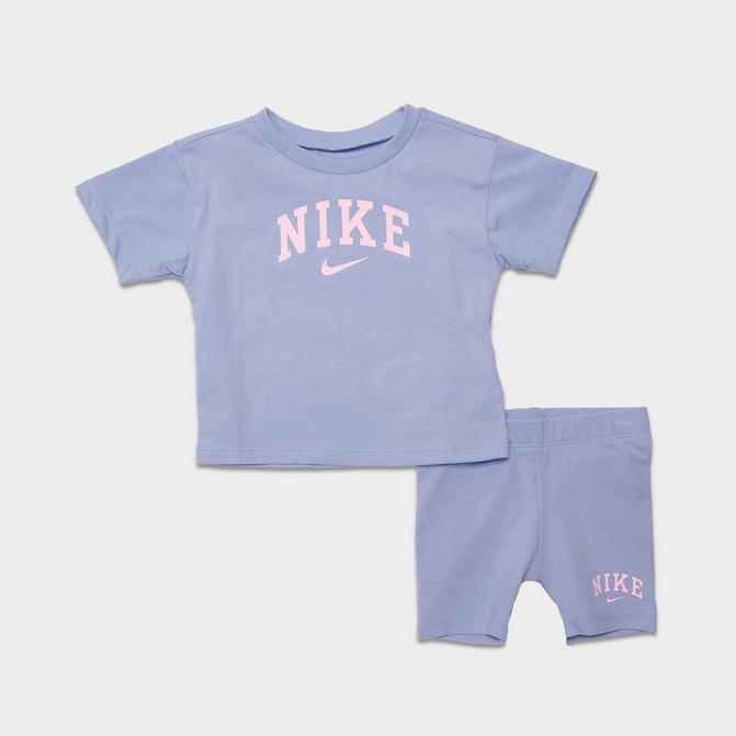 personeel Antipoison Trots Girls' Infant Nike T-Shirt and Bike Shorts Set| JD Sports