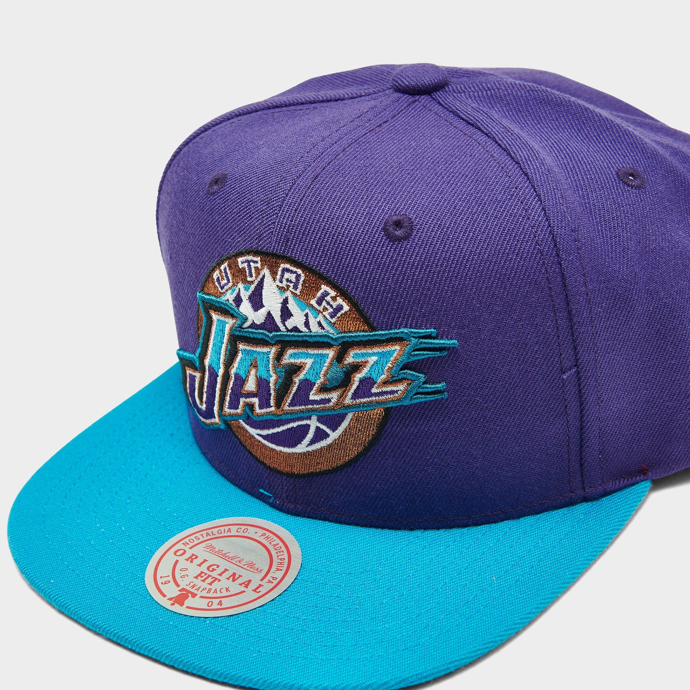 utah jazz mitchell and ness snapback