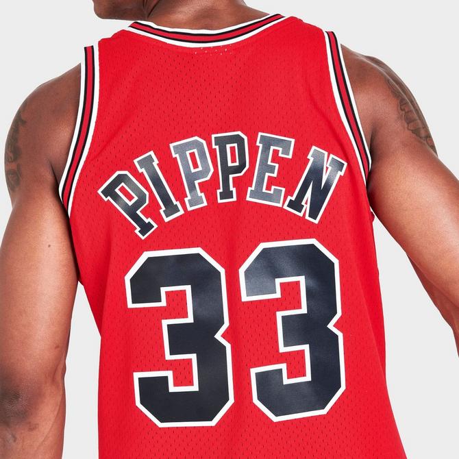 MITCHELL AND NESS BULLS SCOTTIE PIPPEN FLORAL SWINGMAN JERSEY