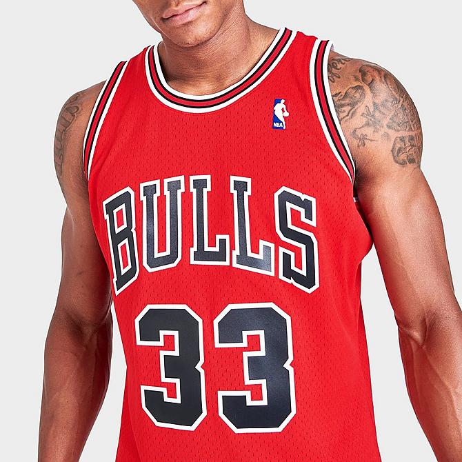 Mitchell & Ness Mens Scottie Pippen Chicago Bulls Swingman Jersey 'White' S